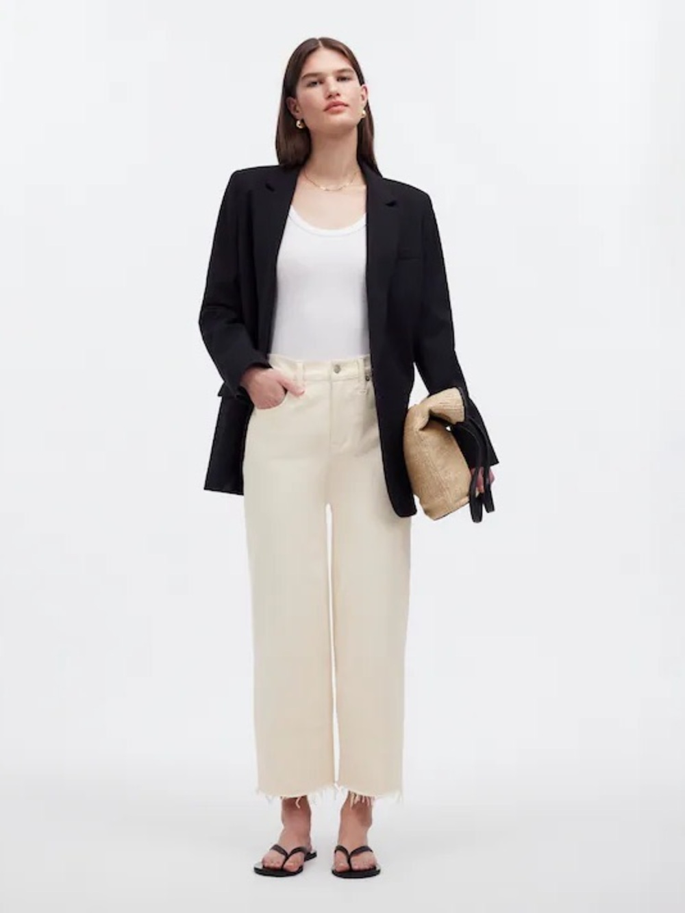 Madewell Perfect Vintage Wide-Leg Crop Jean